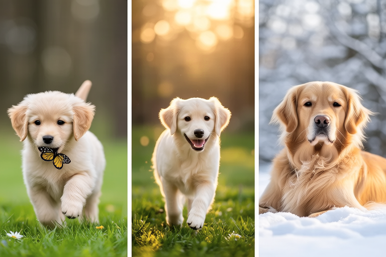 Adventures of a Golden Retriever: From Puppyhood to Senior Years
