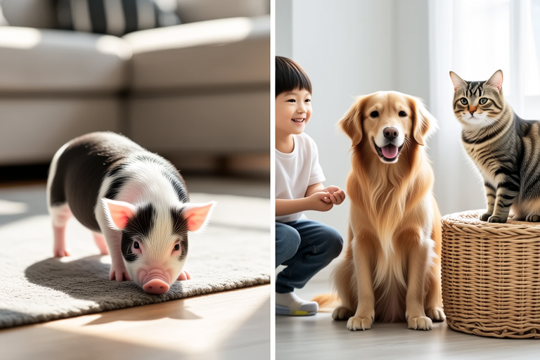 Mini Pigs vs. Cats & Dogs: Which Pet Is Right for Your Family?